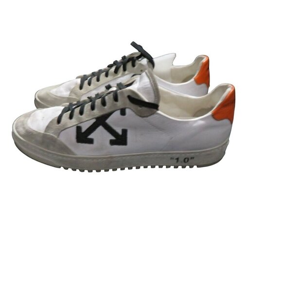 Off-White × Streetwear × Virgil Abloh Cup Sole 2.0 White Leather Low Top Sneaker - Picture 2 of 12